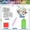 DIY 5D Diamond Painting Kits for Adults 6 Pcs Full Round Drill Diamond Art Painting Kit Cute Animals Diamonds Paint for Beginners Home Wall
